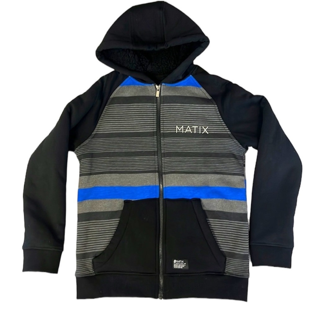 Matrix Boys Faux Fur lining Zip-Up Hoodie